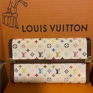 Louis Vuitton x Takashi Murakami Porte Tresor International trifold wallet